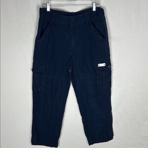 Lauren Ralph Lauren Navy Blue Cotton Cargo Pants -Size 12